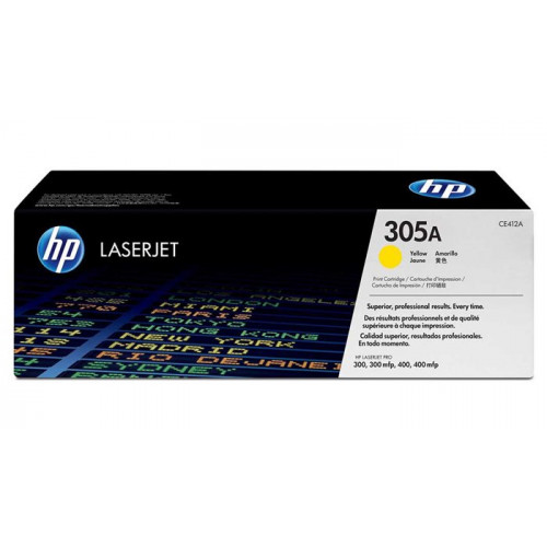 Hp Lézertoner CE412A sárga 2,6k