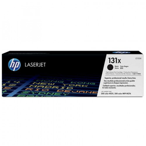 Hp CF210X Lézertoner LaserJet Pro 200 M276N 131X fekete 24k
