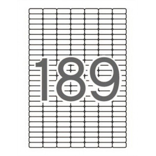 Apli Etikett 25,4x10mm kerekített sarkú 1890 etikett/csomag
