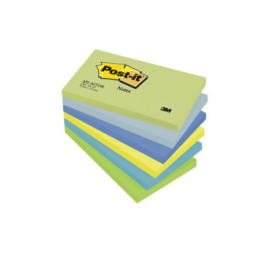 3M Postit Öntapadó jegyzettömb 76x127mm 6x100lap álmodozó színek
