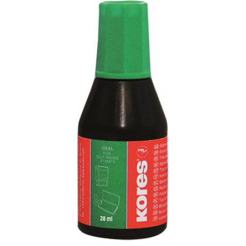 Kores Bélyegzőfesték 28ml zöld
