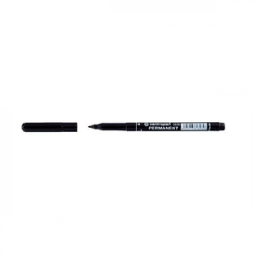 Centropen Alkoholos marker vékony tolltest kerek végű 1mm fekete 2536