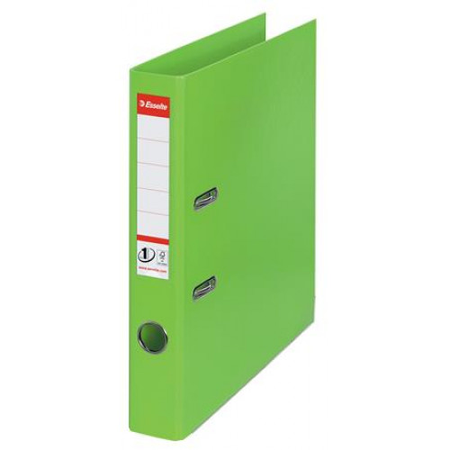 Esselte Iratrendező 50mm A4 élvédő sínnel Standard Vivida zöld