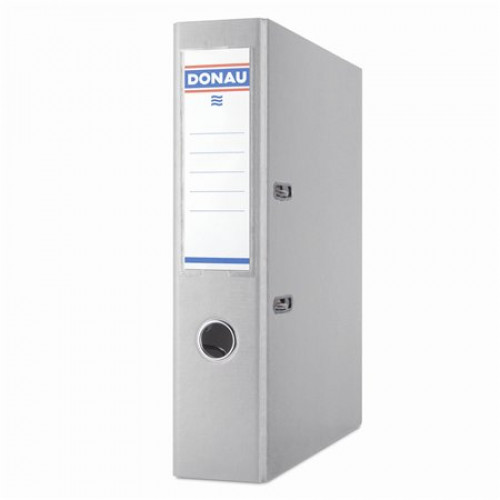 Donau Iratrendező 75mm A4 szürke élvédő sínnel Premium