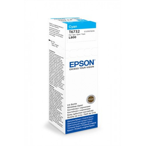 Epson T67324A10 Tintapatron L800 kék 70ml