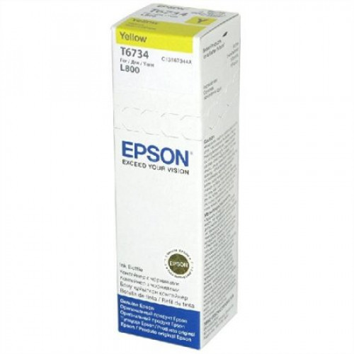 Epson T67344A10 Tintapatron L800 sárga 70ml