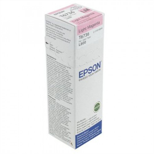 Epson T67364A10 Tintapatron L800 világos vörös 70ml