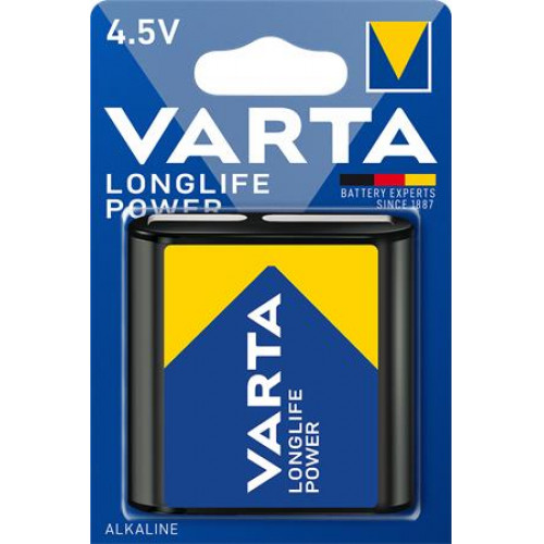 Varta Elem 3LR12 lapos elem 4,5 V 1db Longlife Power