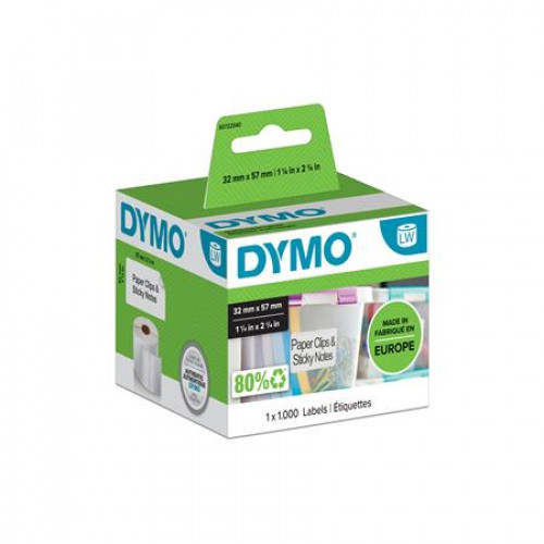 Dymo Etikett LW nyomtatóhoz 32x57mm 1000db etikett