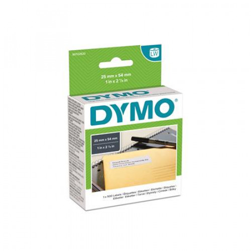 Dymo Etikett LW nyomtatóhoz 25x54mm 500db etikett