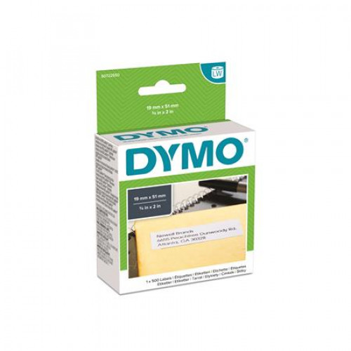 Dymo Etikett LW nyomtatóhoz 19x51mm 500db etikett