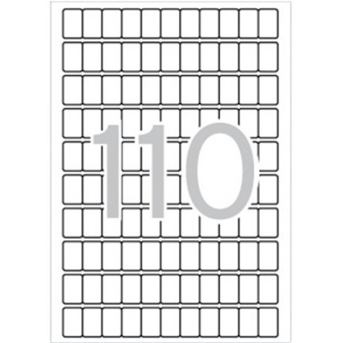 Apli Etikett 12x18mm kerekített sarkú A5 1650 etikett/csomag