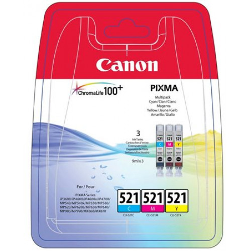 Canon CLI-521KIT Tintapatron multipack Pixma iP3600 4600 3x9ml