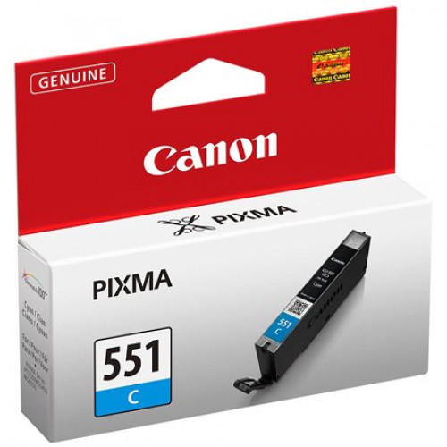 Canon CLI-551C Tintapatron Pixma iP7250 MG5450 kék 7ml