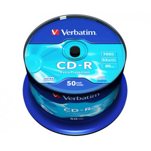 Verbatim CD-R lemez 700MB 52x hengeren DataLife