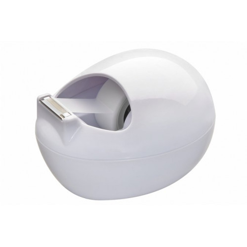 3M Scotch Ragasztószalag-adagoló asztali feltöltött kavics formájú fehér