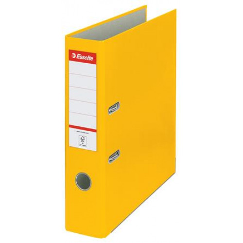 Esselte Iratrendező 75mm A4 élvédő sínnel Economy sárga