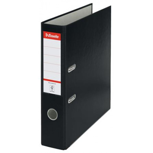 Esselte Iratrendező 75mm A4 élvédő sínnel Economy fekete