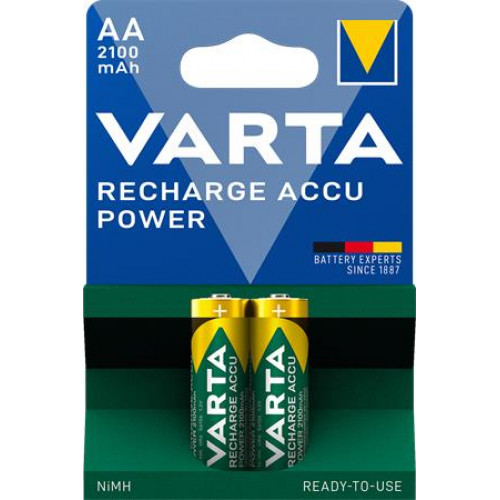 Varta Tölthető elem AA ceruza 2x2100mAh előtöltött Power