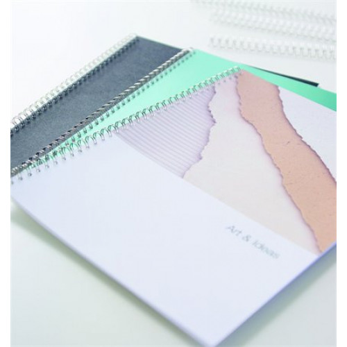 Fellowes Spirál fém 3:1 10mm 51-80lap ezüst