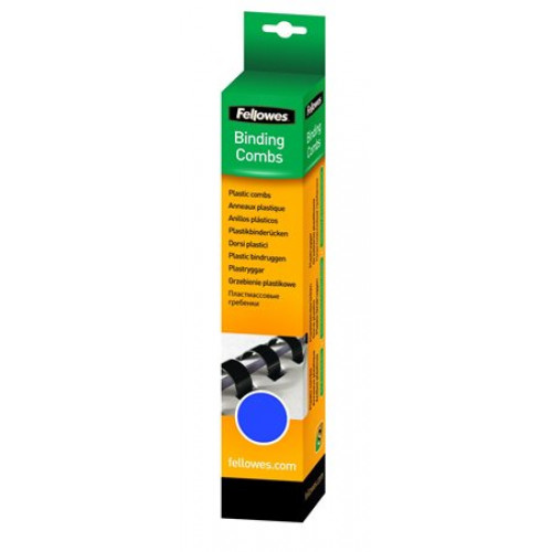 Fellowes Spirál műanyag 6mm 10-20lap kék