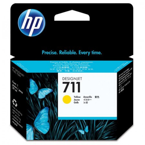 Hp CZ132A Tintapatron DesignJet T120T520 711 sárga 29ml