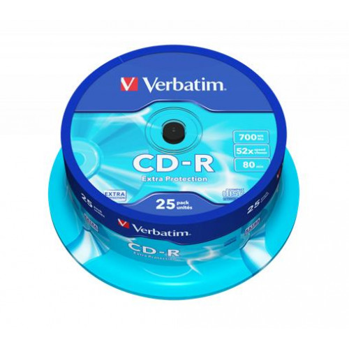 Verbatim CD-R lemez 700MB 52x hengeren DataLife
