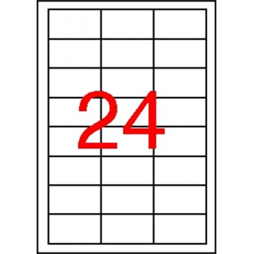 Apli Etikett 64,6x33,8mm poliészter időjárásálló 2400 etikett/csomag