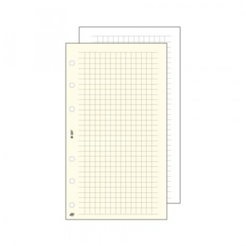 Saturnus Kalendárium betét jegyzetlap M kockás fehér