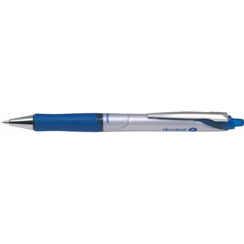 Pilot Golyóstoll 0,25mm nyomógombos fém klip Acroball kék
