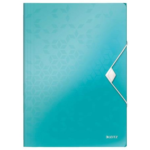 Leitz Gumis mappa PP A4 Wow jégkék