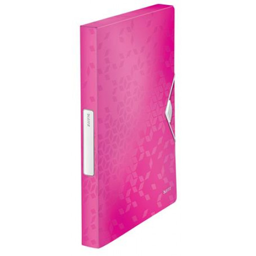 Leitz Gumis mappa 30mm PP A4 Wow Jumbo rózsaszín