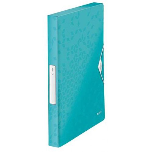 Leitz Gumis mappa 30mm PP A4 Wow Jumbo jégkék