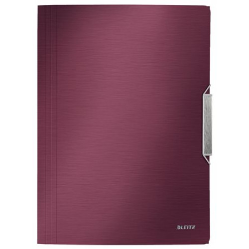 Leitz Gumis mappa PP A4 Style gránátvörös
