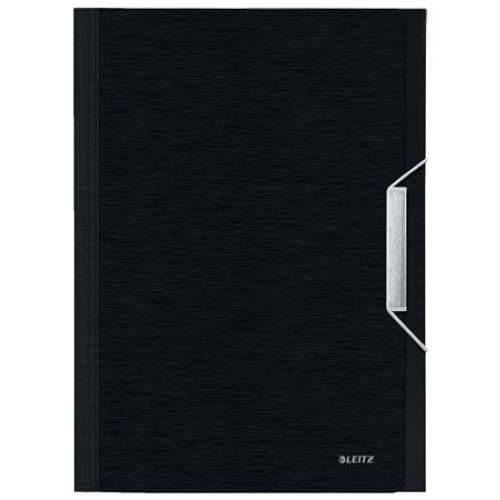 Leitz Harmonikamappa A4 PP 6 rekeszes Style szaténfekete