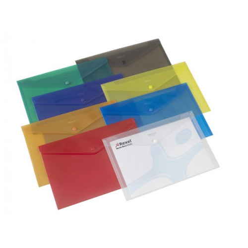 Rexel Irattartó tasak A4 PP patentos vegyes