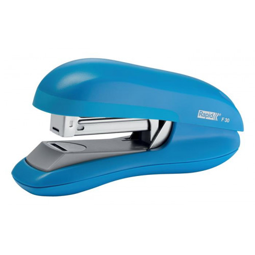 Rapid Tűzőgép 24/6 26/6 30lap lapos tűzés F30 élénk kék