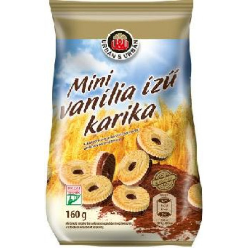 Urbán Mini vanilia ízű karika 160gr.
