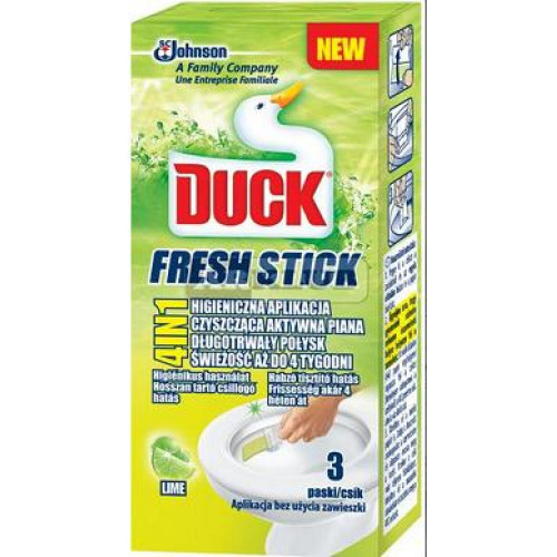 Duck WC fertőtlenítő stick zselés csík Lime 27g Fresh
