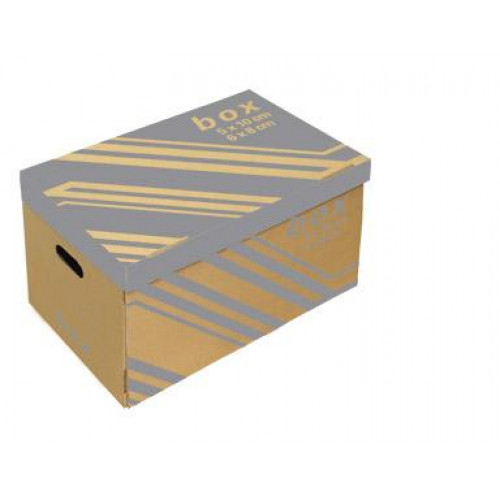 Archiválókonténer 351x522x305mm iratrendezőhöz külön tetővel