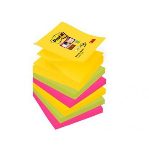 3M Postit Öntapadó jegyzettömb Z 76x76mm 6x90lap Super Sticky Rio