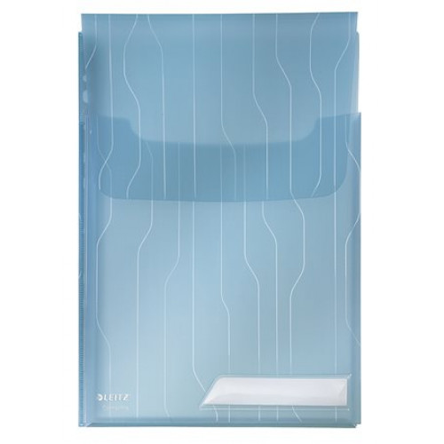 Leitz Katalógustartó genotherm lefűzhető A4 200 mikron 20mm füllel CombiFile Jumbo kék