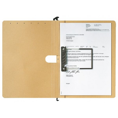 Leitz Függőmappa karton A4 Alpha Duo natúr