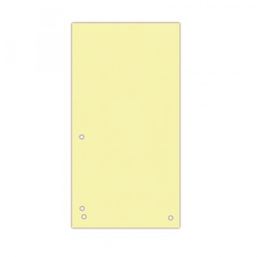 Donau Elválasztócsík karton citromsárga 100 darab/csomag