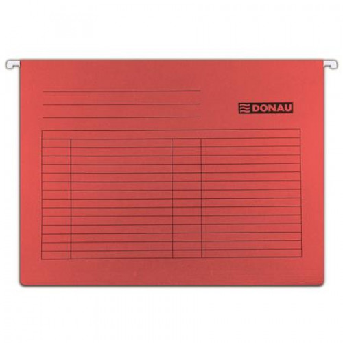 Donau Függőmappa karton A4 piros