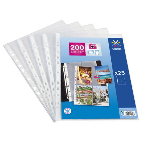 Viquel Fotógenotherm lefűzhető A4 90 mikron 10x15cm fényképekhez víztiszta