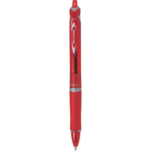 Pilot Golyóstoll 0,25mm nyomógombos Acroball piros