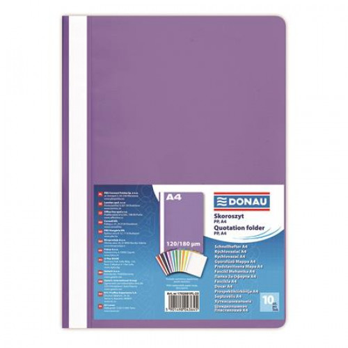 Donau Gyorsfűző PP A4 lila