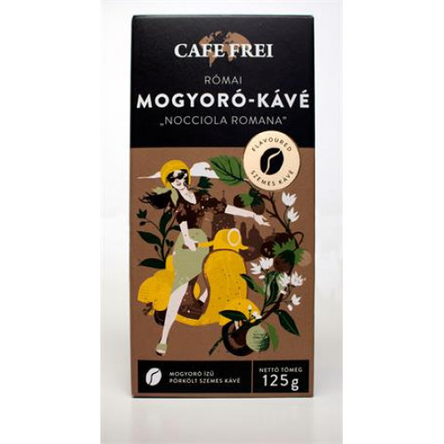 Cafe Frei Kávé pörkölt szemes 125g Római mogyoró