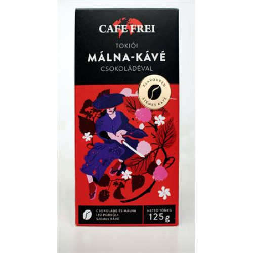 Cafe Frei Kávé pörkölt szemes 125g Tokiói csokoládés-málna